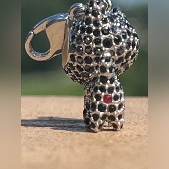 Swarovski Crystal Cat keychain charm. Rare Halloween black discontinued. - Picture 4 of 13